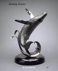 Without Remarque - Scott Hanson Sculpture - Sculptor - "Making Waves" by Scott Hanson 