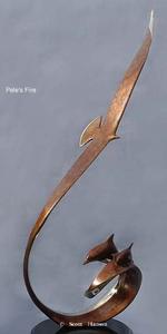 Peles Fire Patina - Scott Hanson Sculpture - Sculptor - "Wind and Sea" 