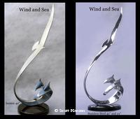 Monument Version - Scott Hanson Sculpture - Sculptor - "Wind and Sea" 